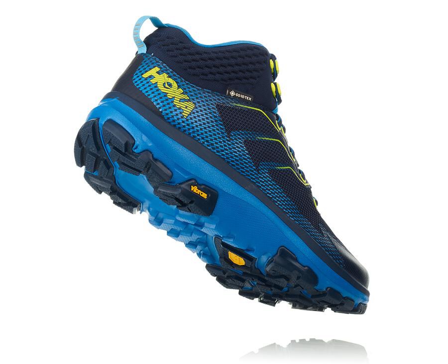 Botas De Montaña Hoka One One Hombre - Toa Gore-Tex - Azul Marino - GAJ514273